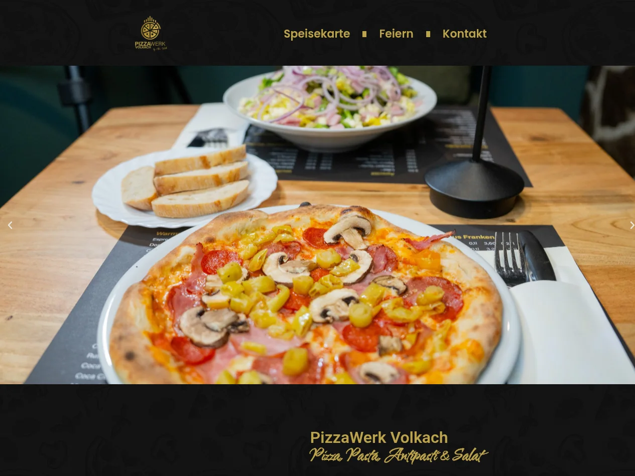 PizzaWerk Volkach — Website