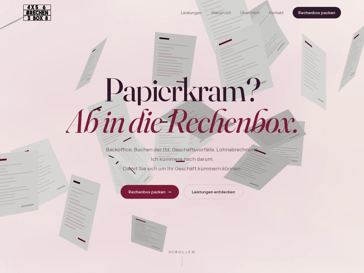 Rechenbox Klenk — Website