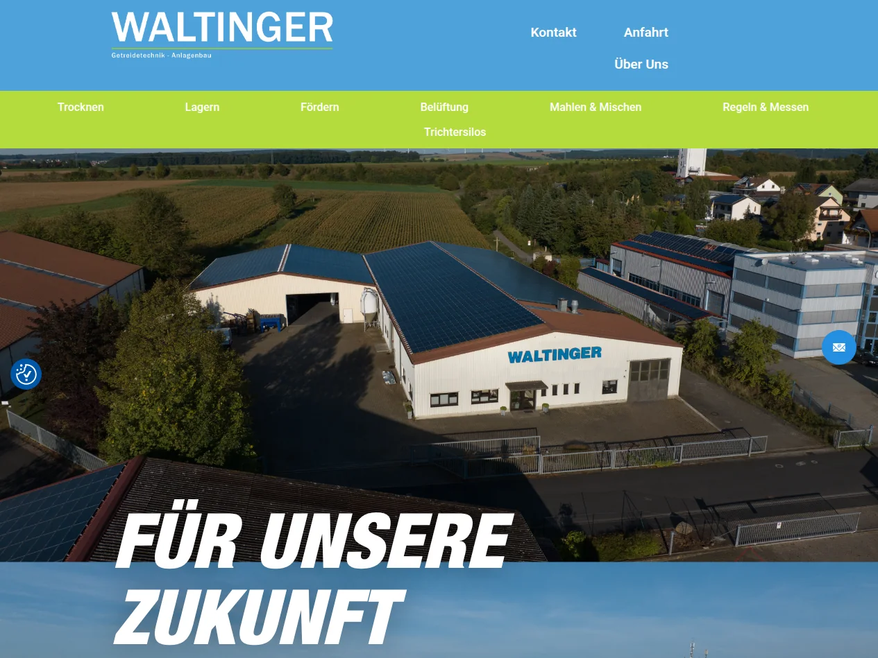 Waltinger GmbH — Website